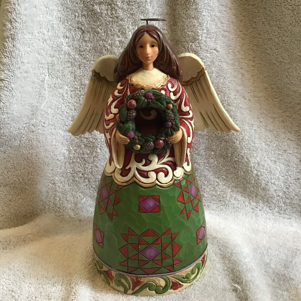 Jim Shore “Prepare for Christmas Joy” Holiday Angel Heartwood Creek #4027719